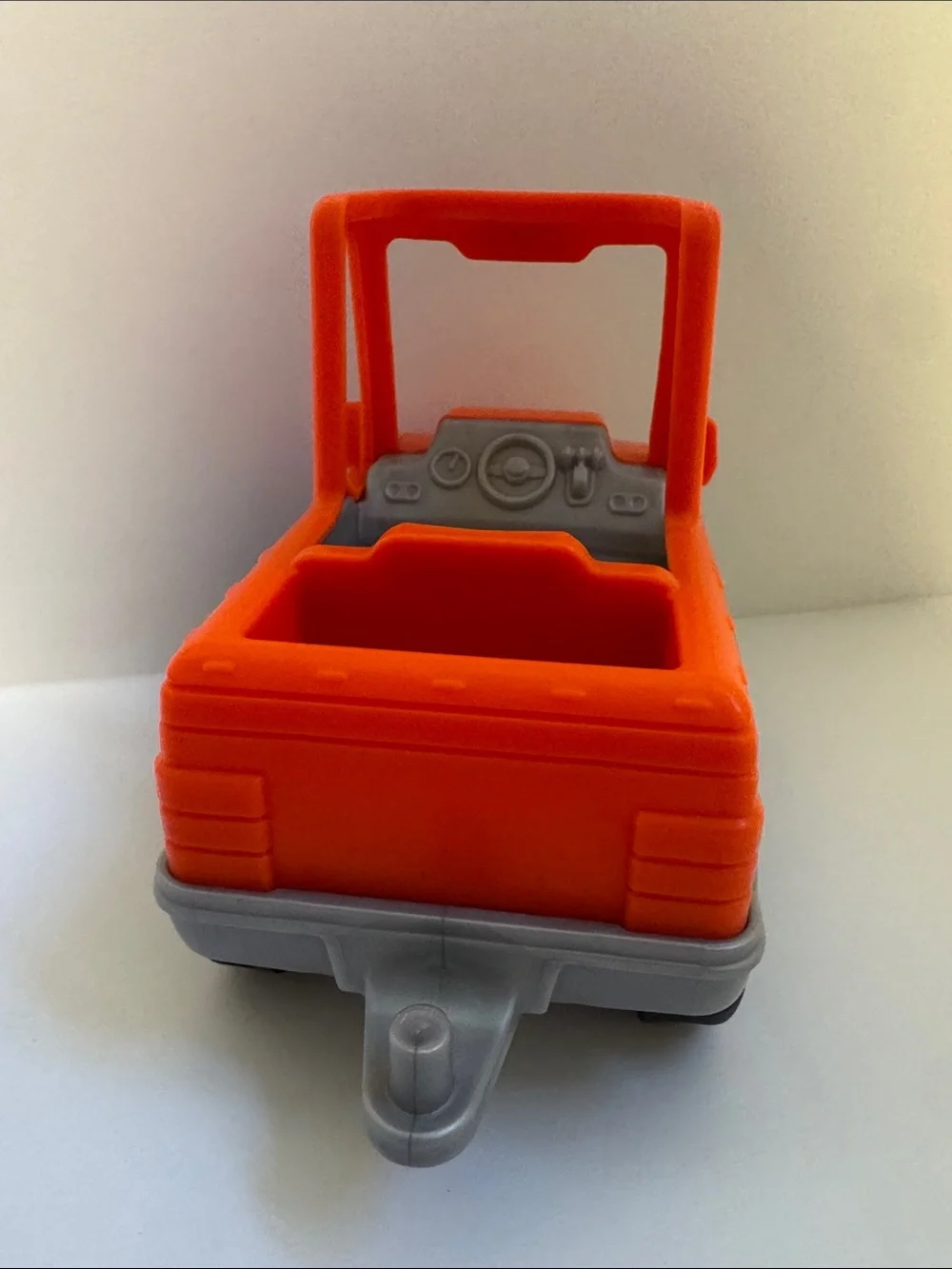 Fisher-Price Little People Orange Smiley Push Car Toy
